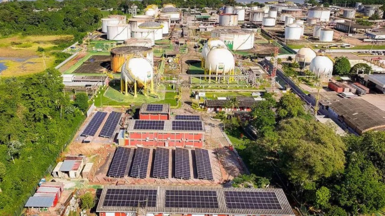 Terminal da Petrobras em Belém inaugura usina de energia solar