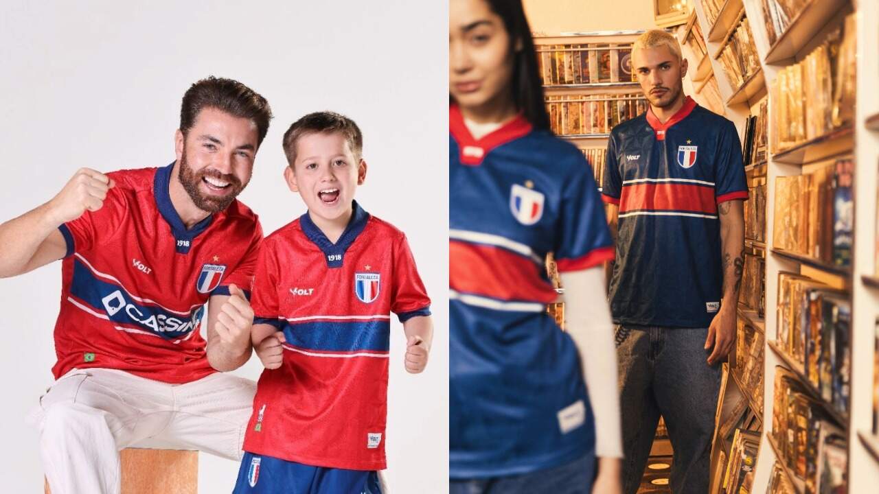 Fortaleza lança uniforme especial de Dia dos Pais inspirado nos anos 90