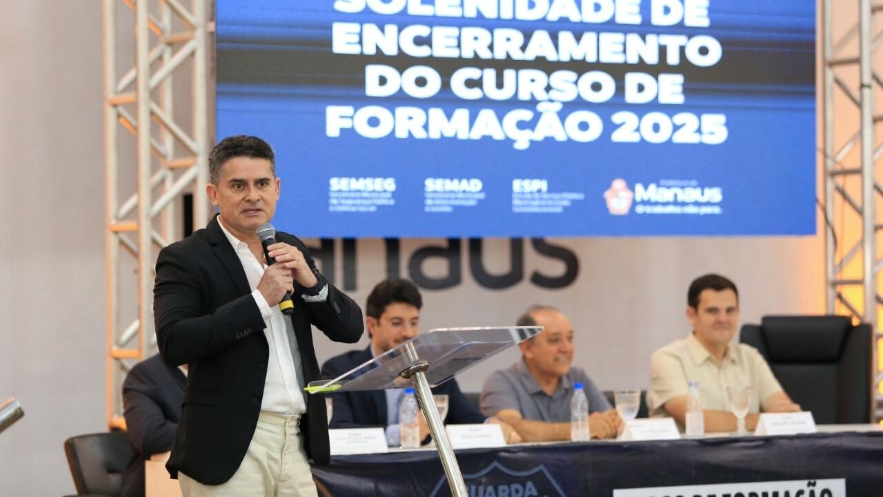 Prefeito de Manaus anuncia novo concurso da Guarda Municipal com 590 vagas para março de 2026