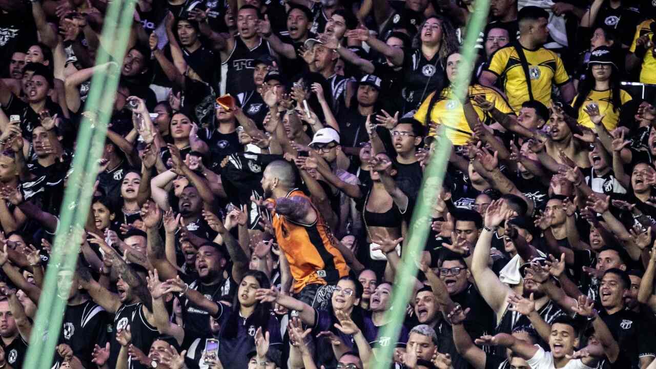 Ceará libera check-in e venda de ingressos para o duelo contra o Cruzeiro