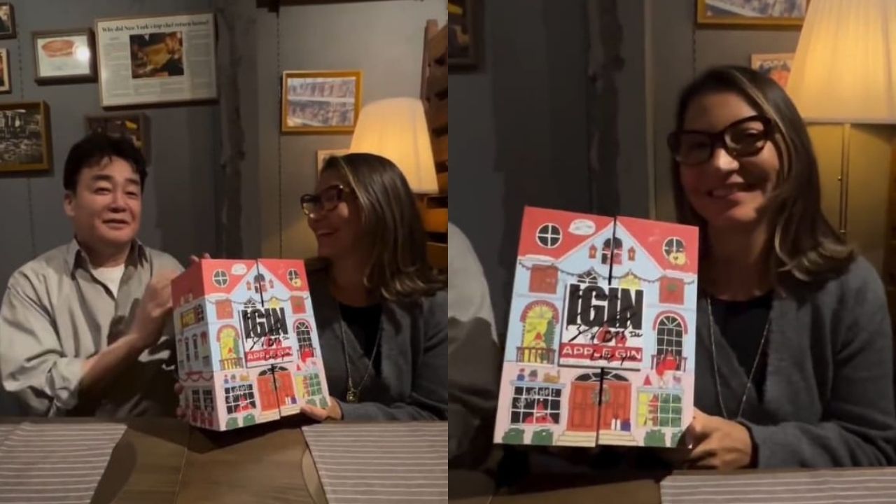 Janja recebe presente de integrante do BTS durante viagem com Lula à Coreia do Sul