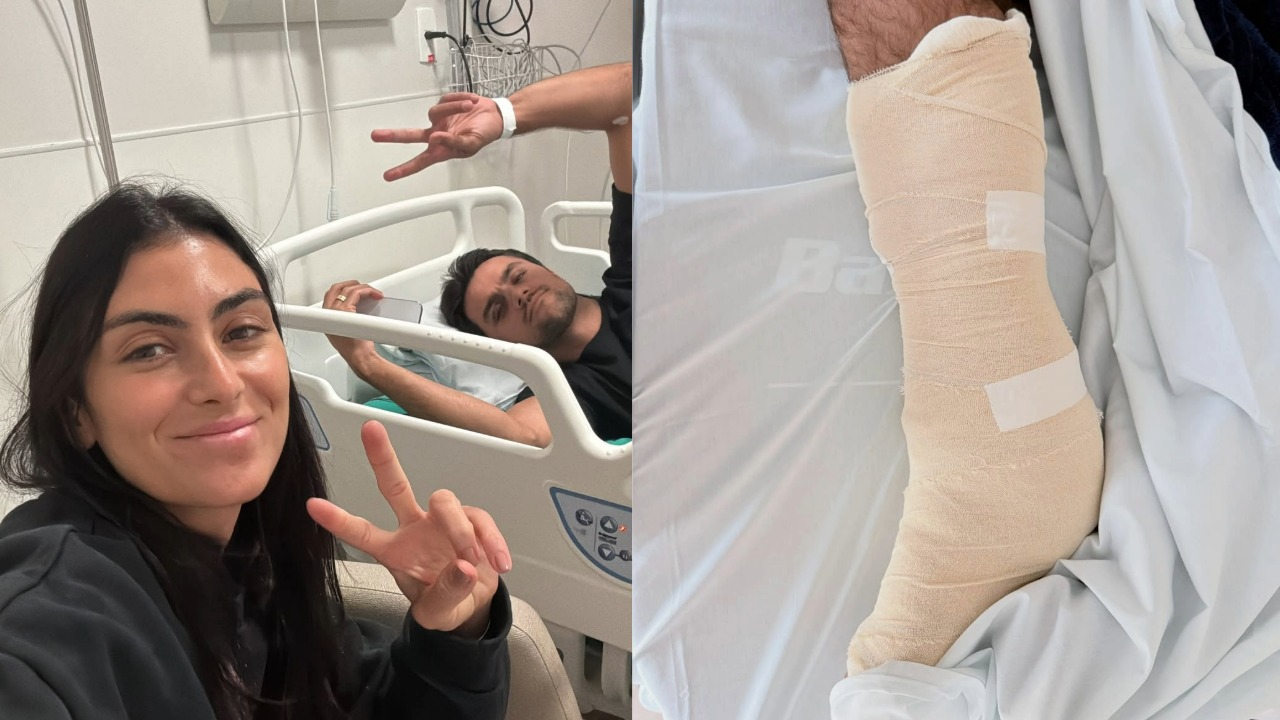 Felipe Simas passa por cirurgia após lesão sofrida em brincadeira