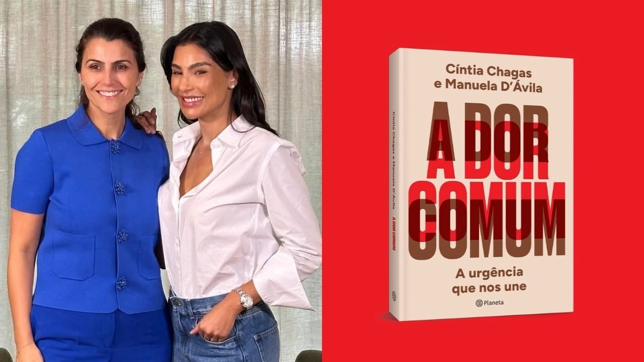 “A Dor Comum”: Cíntia Chagas e Manuela d’Ávila lançam livro sobre dores vivenciadas por mulheres