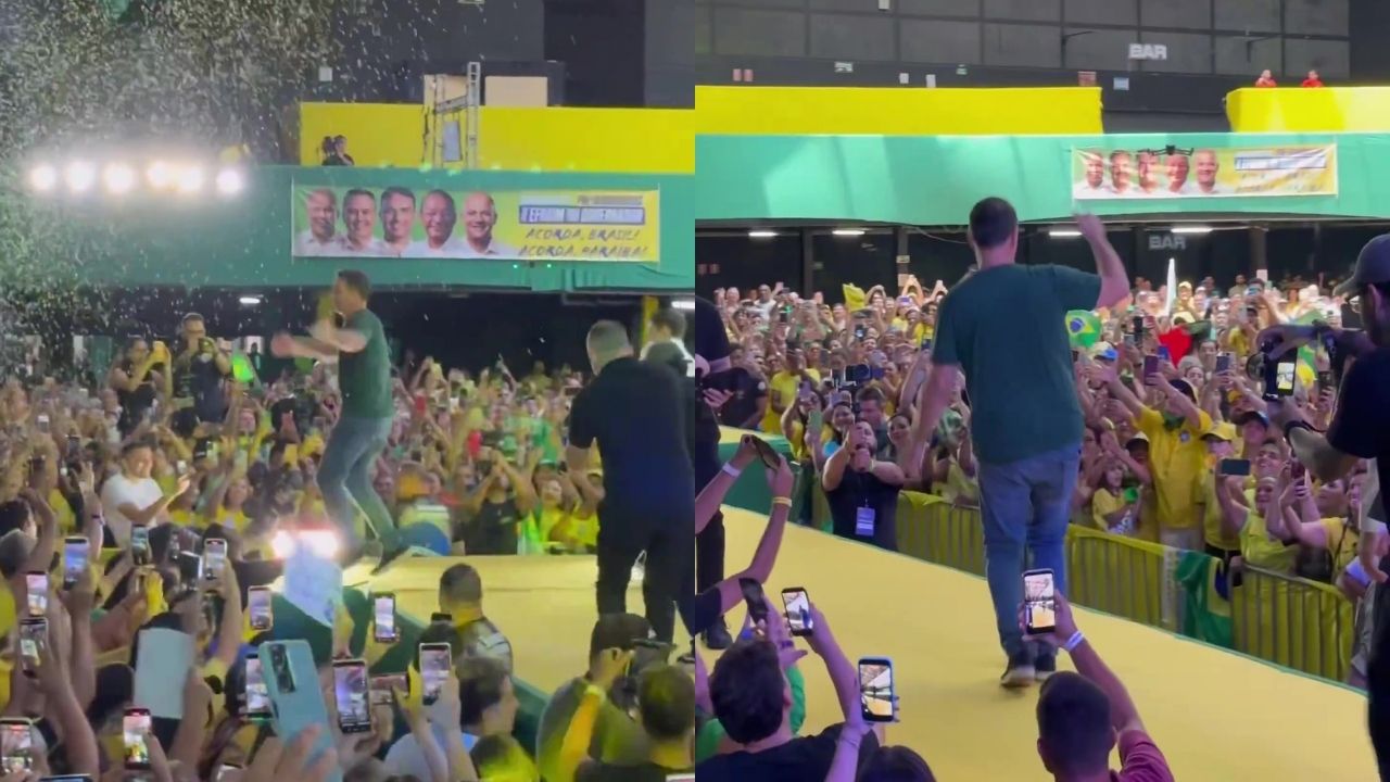 Flávio Bolsonaro aposta em dancinhas na pré-campanha e gera reações na internet