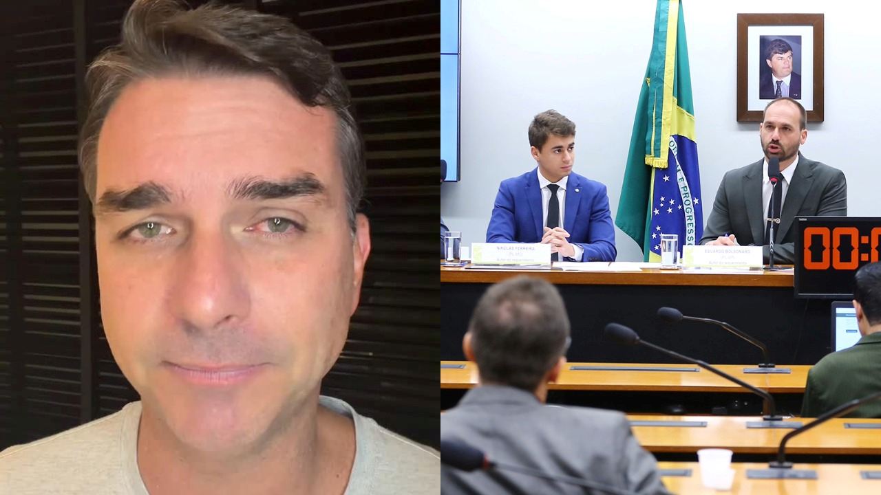 Flávio Bolsonaro pede união da direita após nova rusga entre Eduardo e Nikolas Ferreira