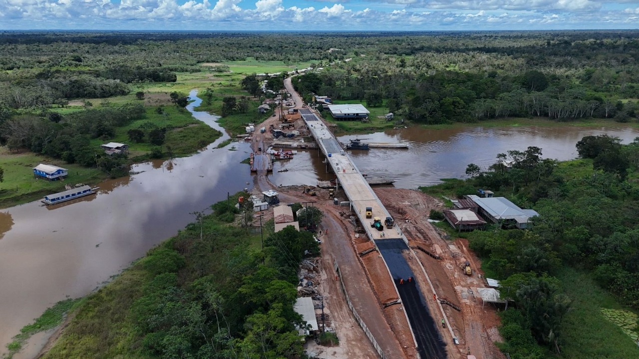 Ponte sobre o rio Autaz Mirim será liberada para tráfego no dia 27 de abril