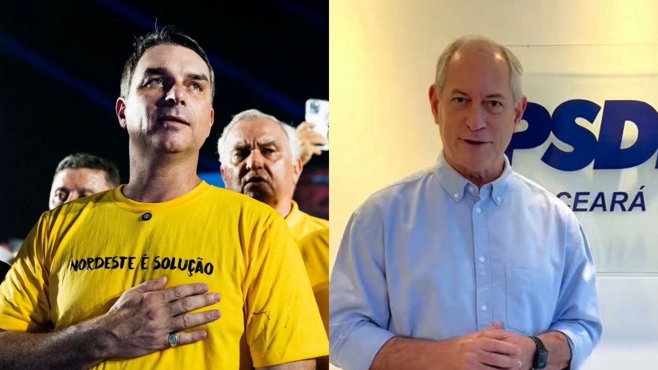 ‘Suspenso por enquanto’, diz Flávio Bolsonaro sobre apoiar Ciro Gomes ao governo do Ceará