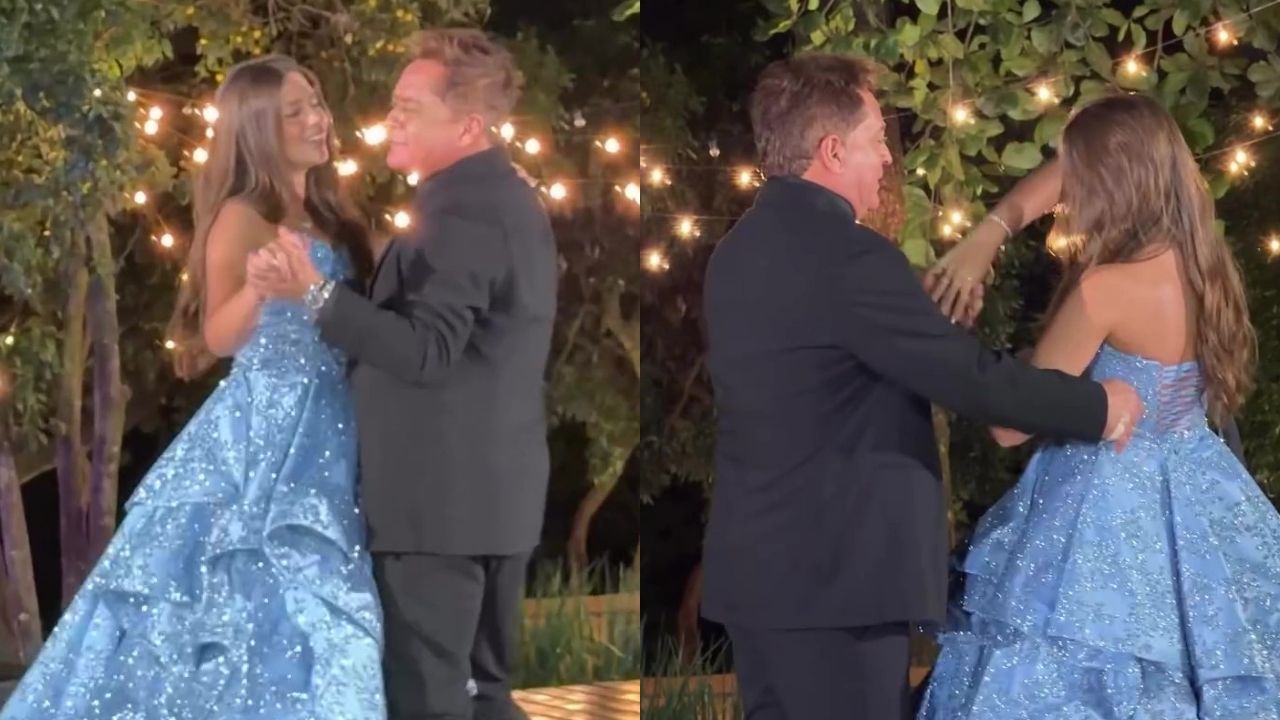 Leonardo dança “Talismã” com a neta Maria Sophia em festa de 15 anos que custou R$ 2 milhões