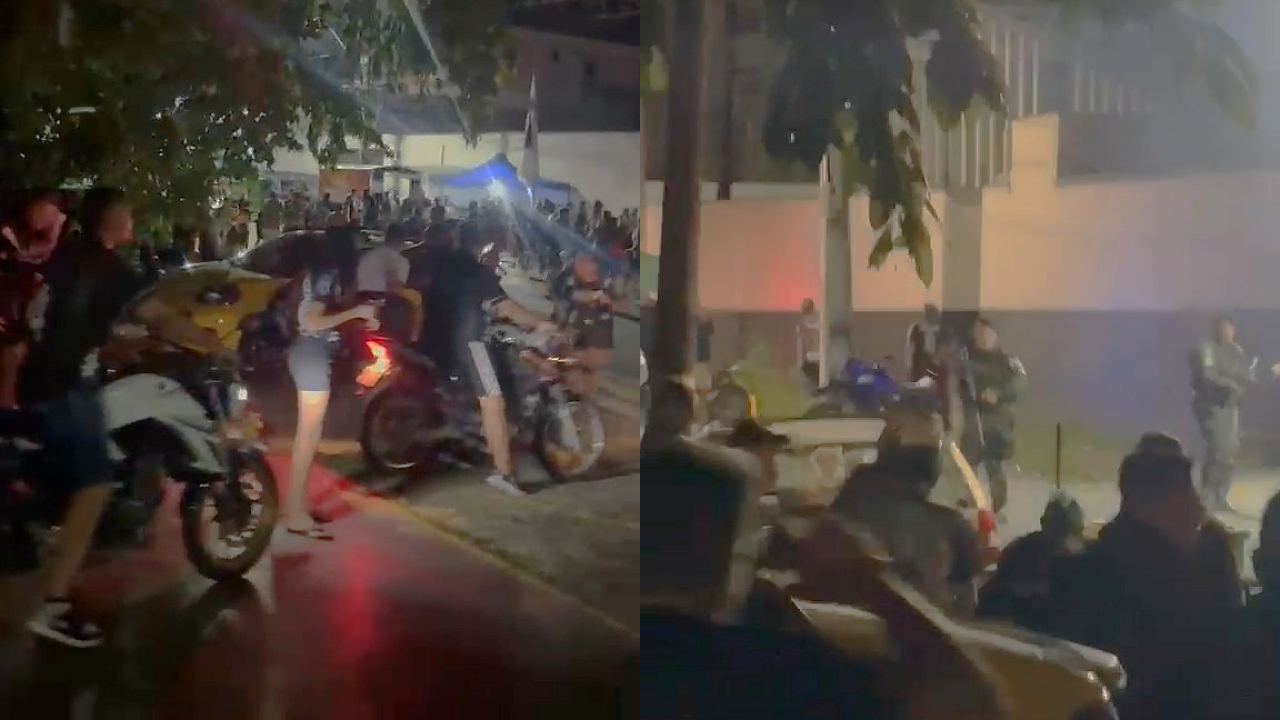 Protesto na sede do Ceará tem quatro detidos e policial ferido