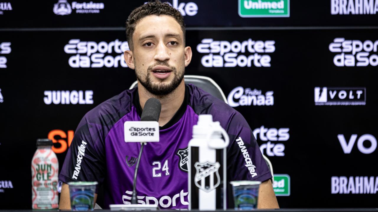 Decisivo no Clássico-Rei, Júlio César destaca versatilidade e projeta duelo do Ceará contra o Novorizontino