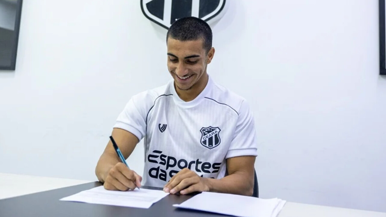 Ceará oficializa renovação contratual de Enzo Lodovico até 2028