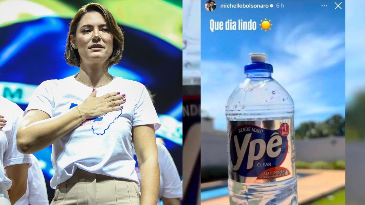 Michelle Bolsonaro compartilha foto de detergente Ypê após suspensão da Anvisa: ‘Dia lindo’