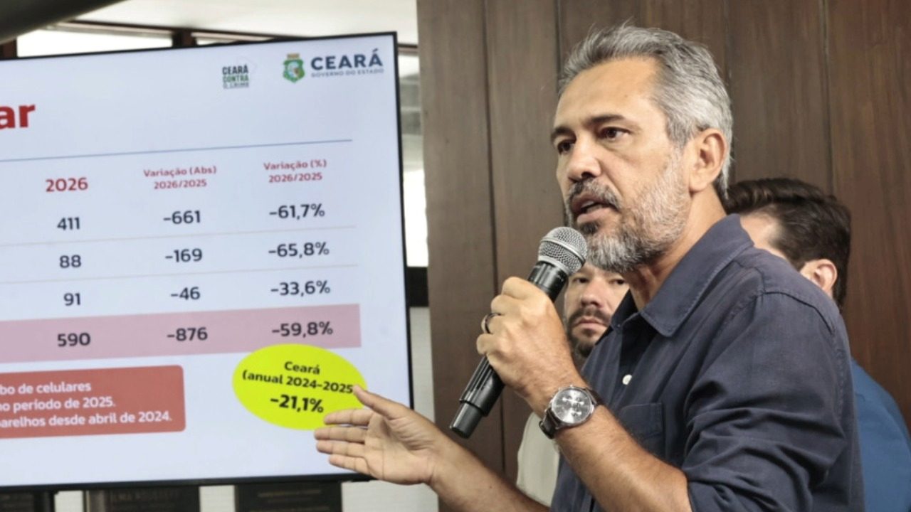 Os números da Segurança Pública no mês de maio foram apresentados pelo governador Elmano de Freitas (PT)