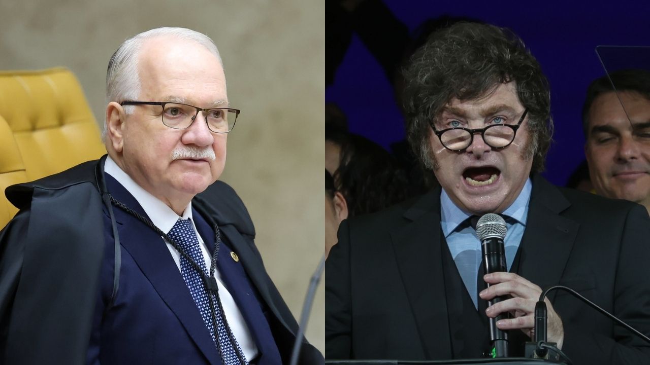 Fachin, presidente do STF, reage a Milei após argentino atacar Moraes em convenção de Flávio Bolsonaro